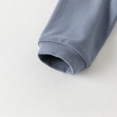 Dave&Bella Baby Boys Autumn Dark Blue Formal One- Pieces Romper