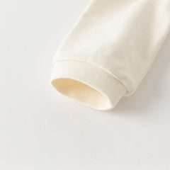 Dave&Bella Baby Boys Autumn Cotton Light Khaki Indoor Romper