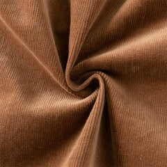 Dave&Bella Toddler Girls Autumn Brown Casual Fake two-piece Patchwork Princess Dress