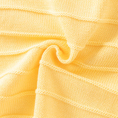 Dave&Bella Toddler Girls Autumn Vivid Yellow Cotton Cardigans Coats