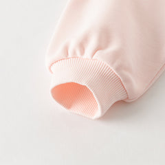 Dave&Bella Toddler Girls Autumn Adorable Pink Cotton Bear Print Sweatshirts Tops