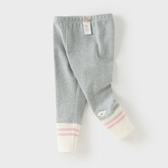Dave&Bella Toddler Girls Autumn Cute Grey Leggings Pants