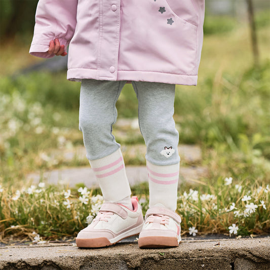 Dave&Bella Toddler Girls Autumn Cute Grey Leggings Pants