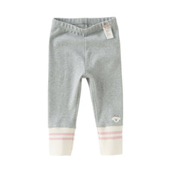 Dave&Bella Toddler Girls Autumn Cute Grey Leggings Pants