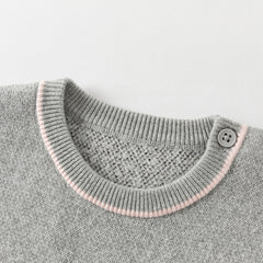 Dave&Bella Girls Autumn Cute Grey Sleeveless Bear Print Vest Tank Top