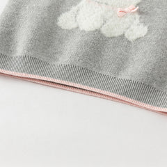 Dave&Bella Girls Autumn Cute Grey Sleeveless Bear Print Vest Tank Top