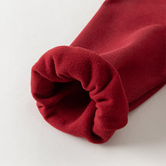 Dave&Bella Toddler Girls Autumn Red Cute Bear A-line Dress