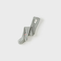 Dave&Bella Girls Autumn Beige/Grey Cherry Print Footed Tights Leggings