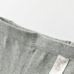 Dave&Bella Girls Autumn Beige/Grey Cherry Print Footed Tights Leggings