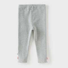 Dave&Bella Girls Autumn Casual Grey&Grey Purple Leggings Pants