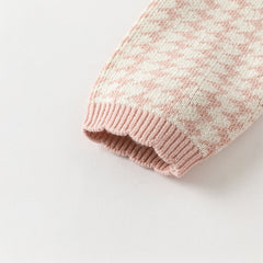 Dave&Bella Girls Autumn Sweet Pink Plaid Mesh Princess Dress