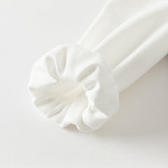 Dave&Bella Girls Autumn Navy Blue Plaid Sweet Fake Two-Piece Dress