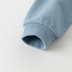 Dave&Bella Boys Autumn Blue Polo Collar Sweatshirts Tops