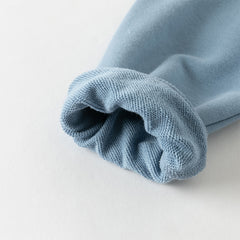 Dave&Bella Boys Autumn Blue Polo Collar Sweatshirts Tops