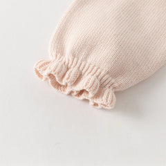 Dave&Bella Girls Autumn Cotton Sweet Pink Floral Print Sweater Cardigan Coat