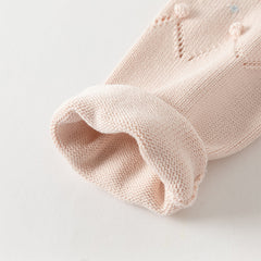 Dave&Bella Girls Autumn Cotton Sweet Pink Floral Print Sweater Cardigan Coat