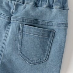 Dave&Bella Girls Autumn Cute Denim Blue Casual Pants