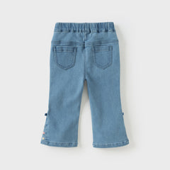 Dave&Bella Girls Autumn Cute Denim Blue Casual Pants