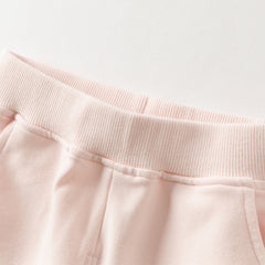 Dave&Bella Girls Autumn Cotton Outdoor Sweet Floral Print Hooded Coat Pants Set