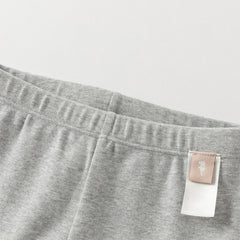 Dave&Bella Girls Autumn Cotton Beige Print T-shirt Pants Two Piece Outfits Set