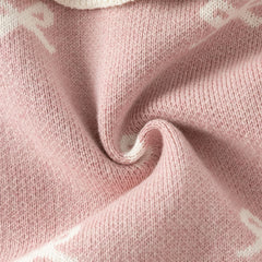 Dave&Bella Toddler Girls Autumn Noble Pink Mesh Sweater A-line Princess Dress