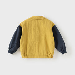 Dave&Bella Toddler Boys Winter Bright Yellow Stylish Outwear Coats