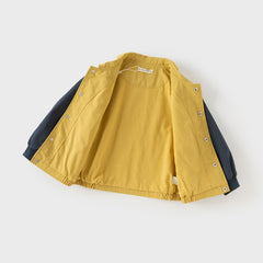 Dave&Bella Toddler Boys Winter Bright Yellow Stylish Outwear Coats