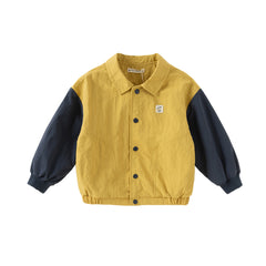 Dave&Bella Toddler Boys Winter Bright Yellow Stylish Outwear Coats