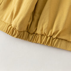 Dave&Bella Toddler Boys Winter Bright Yellow Stylish Outwear Coats