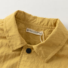 Dave&Bella Toddler Boys Winter Bright Yellow Stylish Outwear Coats