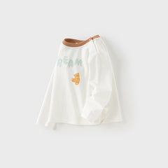 Dave&Bella Boys Toddler Long-Sleeve Cotton Casual Striped T-shirt Tops