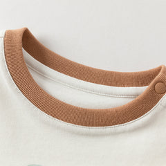 Dave&Bella Boys Toddler Long-Sleeve Cotton Casual Striped T-shirt Tops