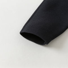 Dave&Bella Toddler Boys Winter Cool Navy Blue Cotton Outwear Versatile Sweater Coats