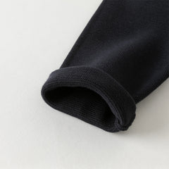 Dave&Bella Toddler Boys Winter Cool Navy Blue Cotton Outwear Versatile Sweater Coats