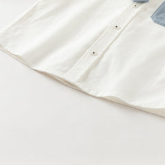 Dave&Bella Boys Autumn Cotton Formal College Style Shirt Pant Set