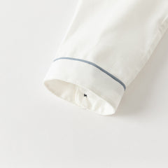 Dave&Bella Boys Autumn Cotton Formal College Style Shirt Pant Set