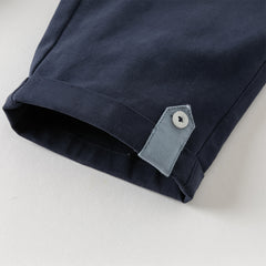 Dave&Bella Boys Autumn Cotton Formal College Style Shirt Pant Set