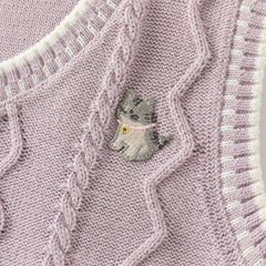 Dave&Bella Toddler Boys Autumn Purple/Blue Vests Tops