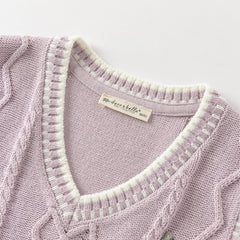 Dave&Bella Toddler Boys Autumn Purple/Blue Vests Tops