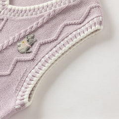 Dave&Bella Toddler Boys Autumn Purple/Blue Vests Tops