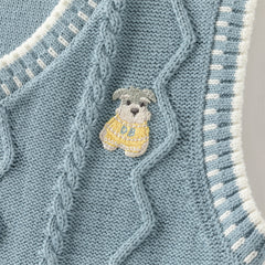 Dave&Bella Toddler Boys Autumn Purple/Blue Vests Tops