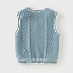 Dave&Bella Toddler Boys Autumn Purple/Blue Vests Tops