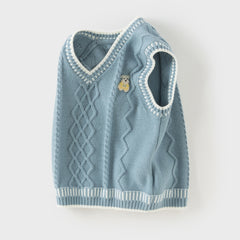 Dave&Bella Toddler Boys Autumn Purple/Blue Vests Tops