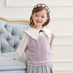 Dave&Bella Toddler Boys Autumn Purple/Blue Vests Tops