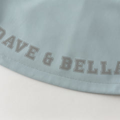 Dave&Bella Kids Girls/Boys Autumn Sea Blue/Purple Pink Outdoor Hooded Fleece Coat