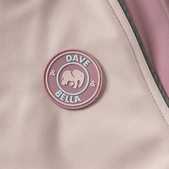 Dave&Bella Kids Girls/Boys Autumn Sea Blue/Purple Pink Outdoor Hooded Fleece Coat