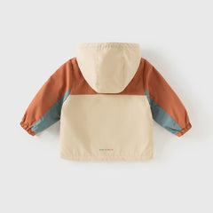 Dave&Bella Girls/Boys Autumn Outdoor Warm Hooded Fleece Jacket Top