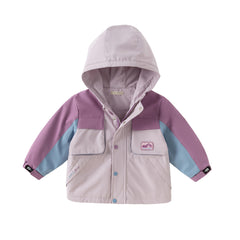 Dave&Bella Girls/Boys Autumn Outdoor Warm Hooded Fleece Jacket Top