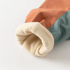 Dave&Bella Girls/Boys Autumn Outdoor Warm Hooded Fleece Jacket Top