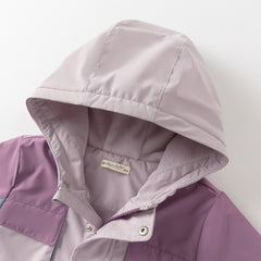 Dave&Bella Girls/Boys Autumn Outdoor Warm Hooded Fleece Jacket Top